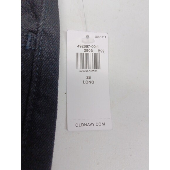 Old Navy Black Ankle Pants Stretch Casual Jeans Sz 28 Plus NWT - Picture 4 of 6